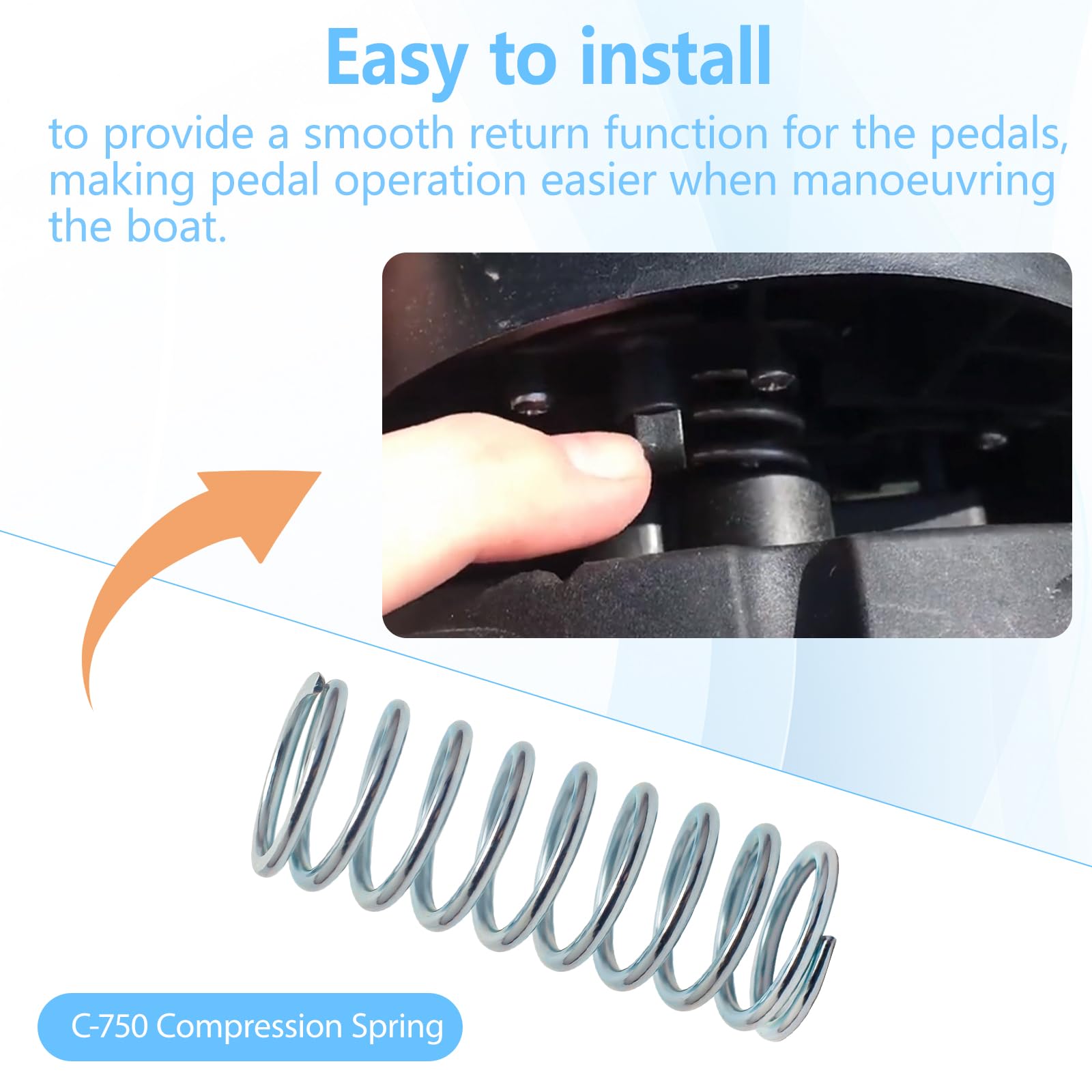 C-750 Compression Spring, 3/4 in. for MotorGuide Devices (3 Pack